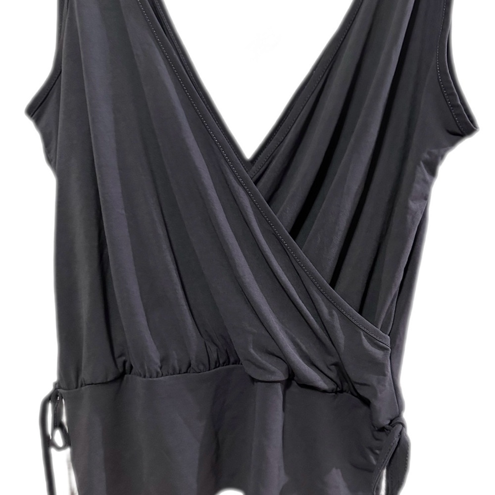 Born To Be/ Wrap Front Blouse/Color Grey
Size Large - Picture 4 of 8